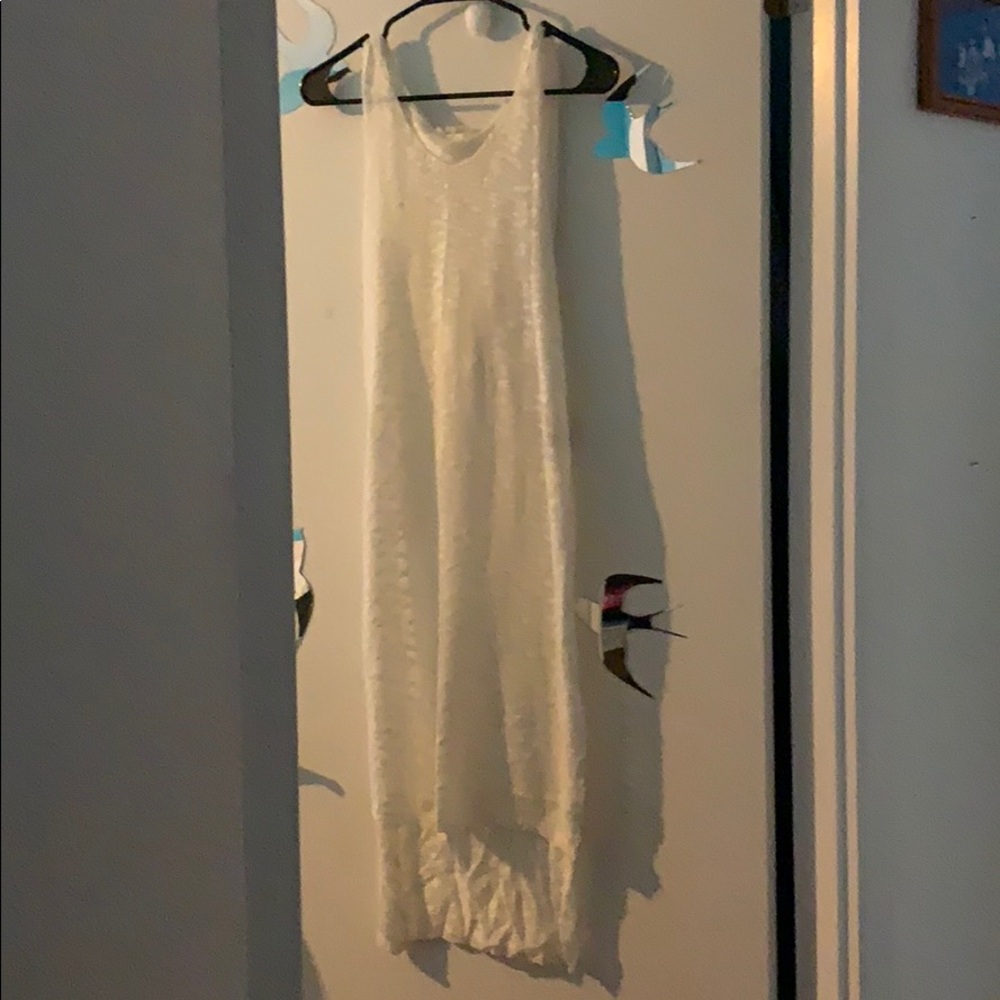 Beach coverup dress.